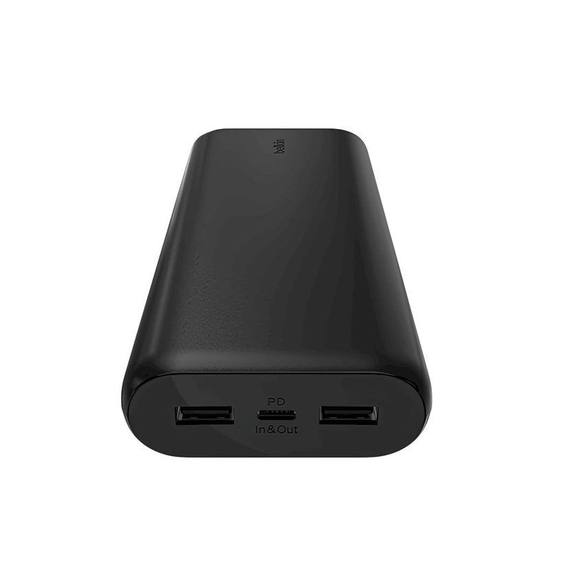 Batería Belkin Power Bank 20,000 mAh USB-A a USB-C 20W - Negro