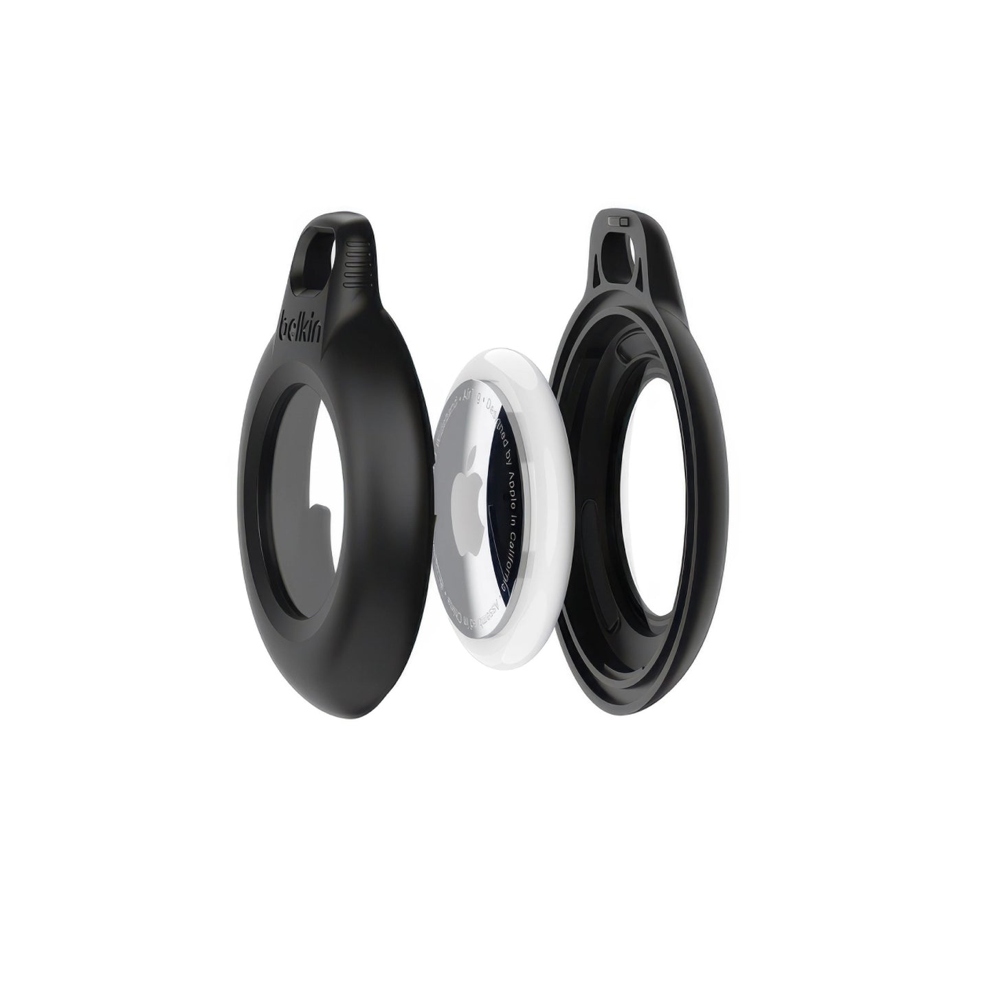 Llavero impermeable Belkin para Airtag 2 pack - Negro