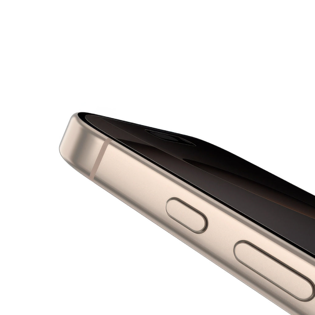 Protector de pantalla Belkin SFP tempered glass privacy con antimicrobial iPhone 16 Pro