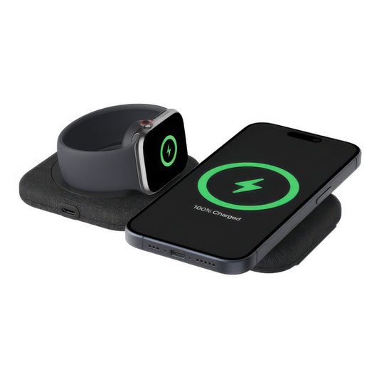 Base de carga Belkin Charging Travel Pad 2 en 1 - Negro