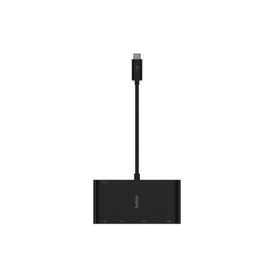 Adaptador multimedia + carga USB-C