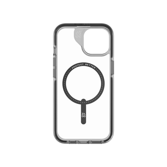 Estuche Zagg Santa Cruz snap magsafe para iPhone 13/14 - Transparente
