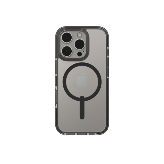 Estuche Zagg santa cruz clear black con magsafe para iPhone 16 Pro Max