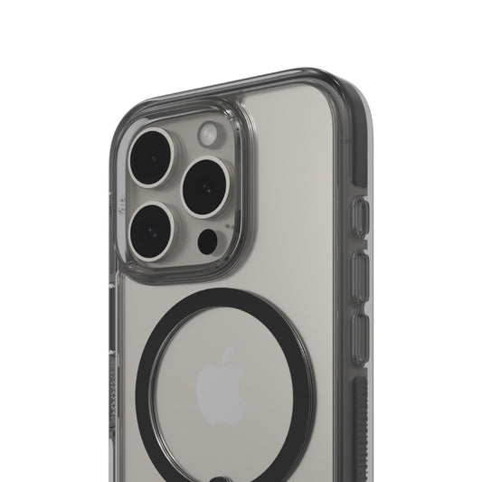 Estuche Zagg santa cruz clear black con magsafe para iPhone 16 Pro Max