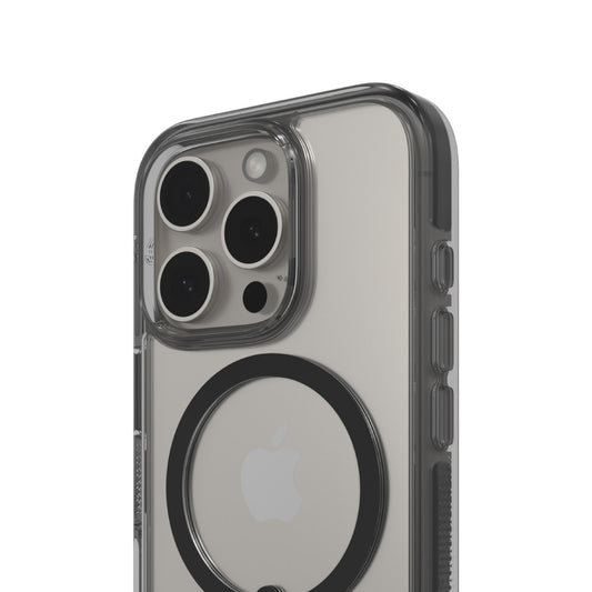 Estuche Zagg santa cruz smoke black con magsafe para iPhone 16 Pro