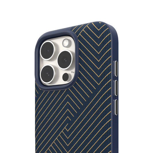 Estuche Zagg london snap con magsafe para iPhone 16 Pro Max - Azul