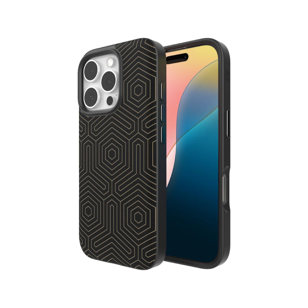 Estuche Zagg london snap hexagon con magsafe para iPhone 16 Pro