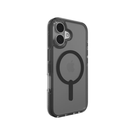 Estuche Zagg santa cruz smoke black con magsafe para iPhone 16