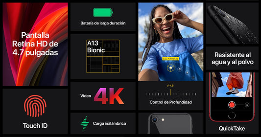 Nuevo iPhone SE. Más iPhone por menos.