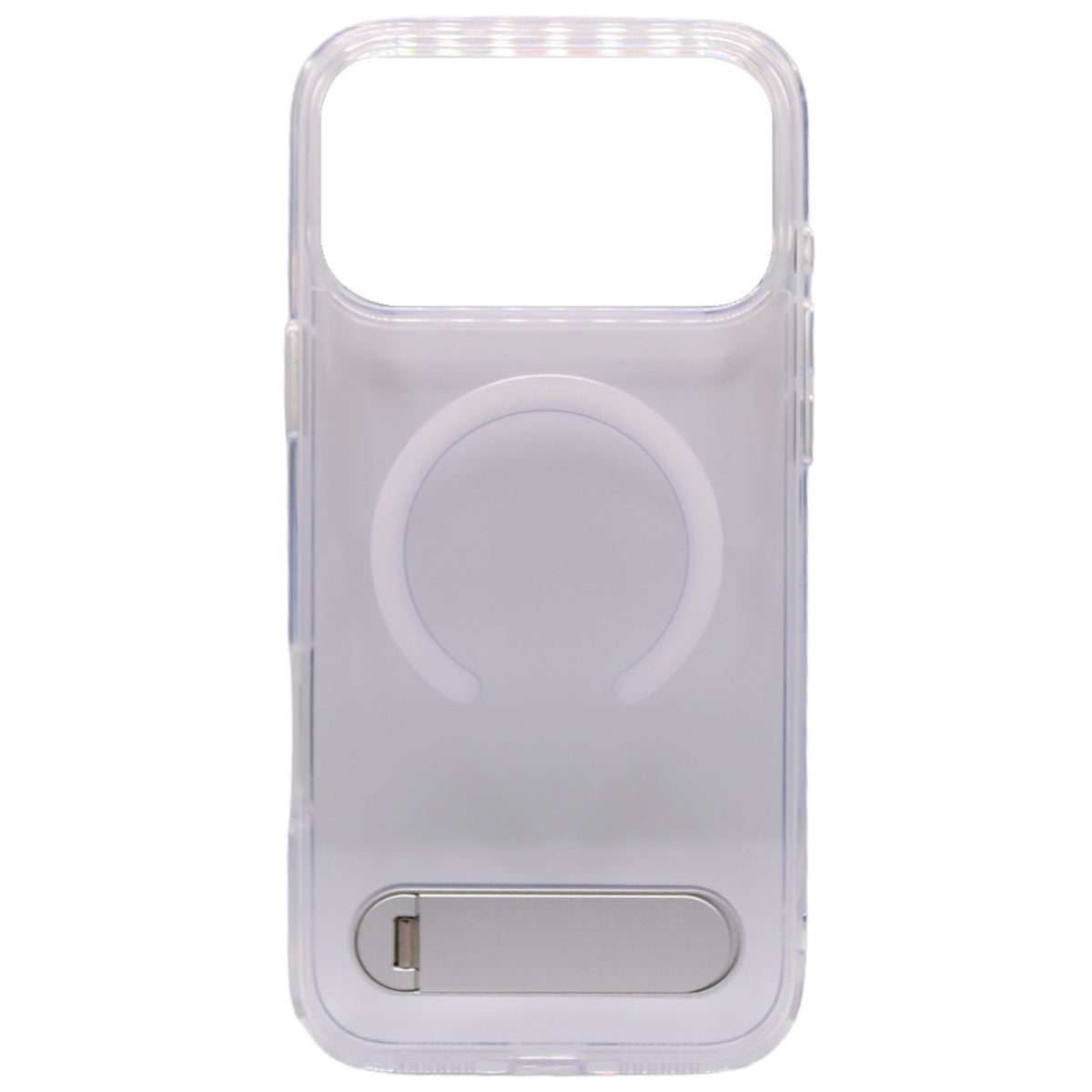 Estuche iCon con MagSafe y Stand giratorio para iPhone 18 Pro - Frost Transparente