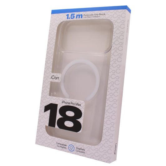 Estuche iCon con MagSafe para iPhone 18 Pro Max - Transparente