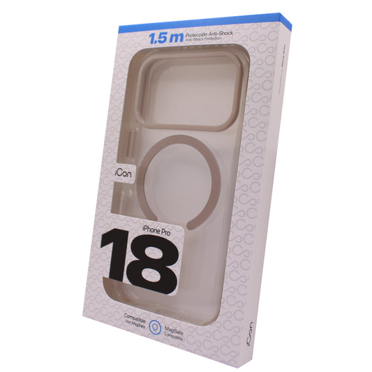 Estuche iCon con MagSafe para iPhone 18 Pro - Café