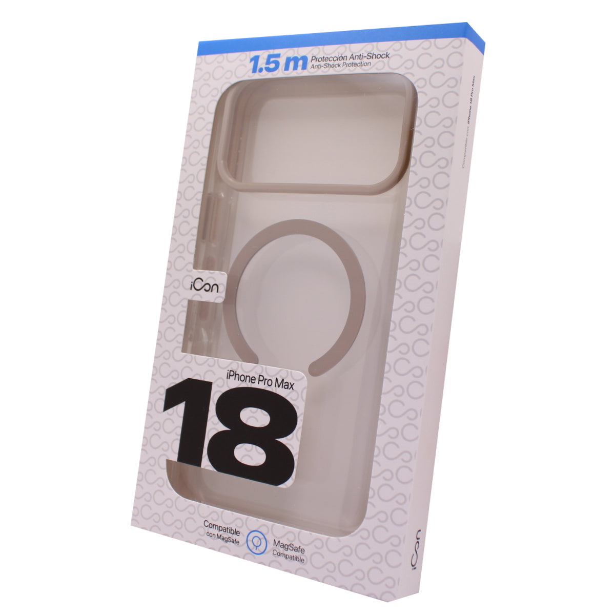 Estuche iCon con MagSafe para iPhone 18 Pro Max - Café
