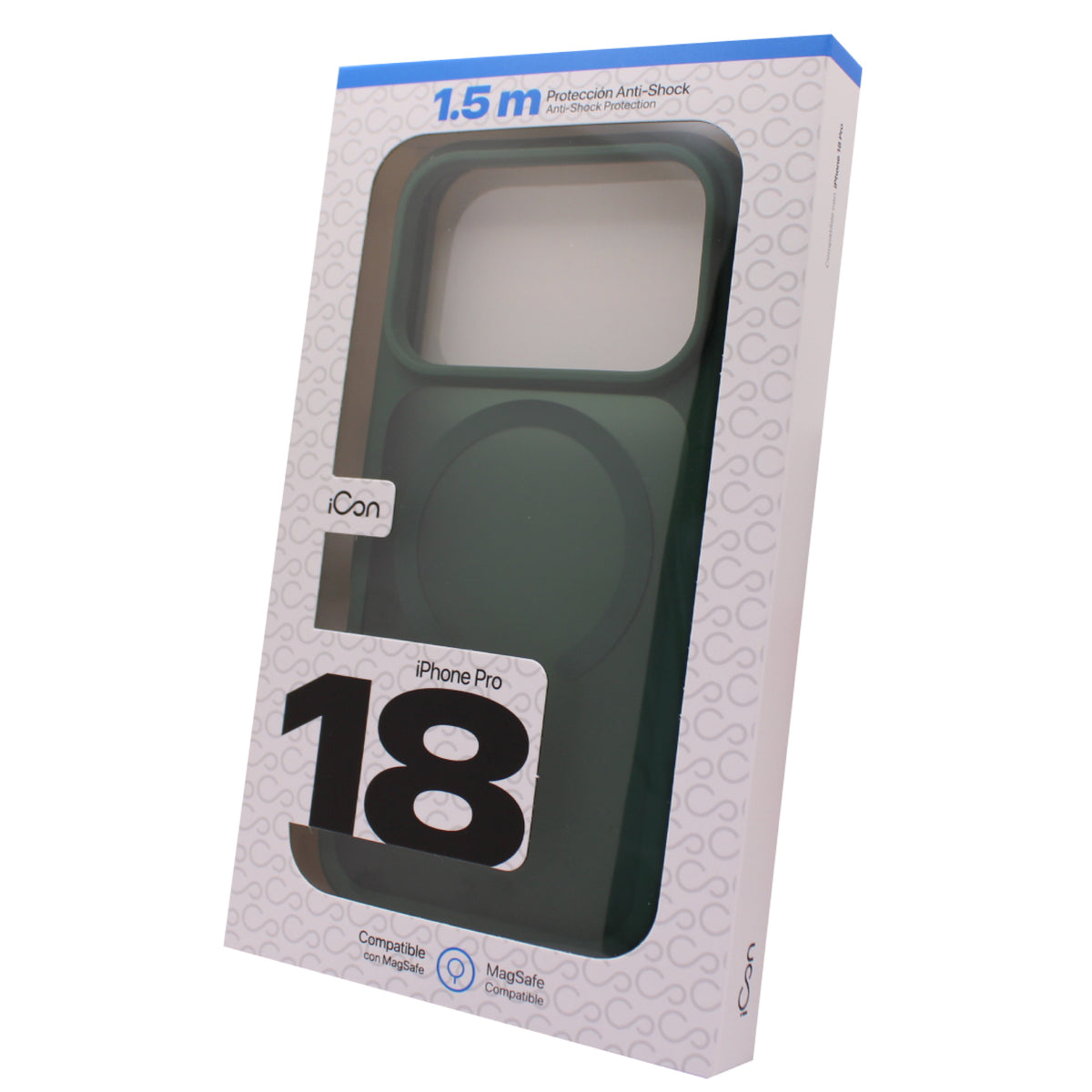 Estuche iCon con MagSafe para iPhone 18 Pro - Frost Verde