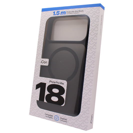 Estuche iCon con MagSafe para iPhone 18 Pro Max - Frost Negro