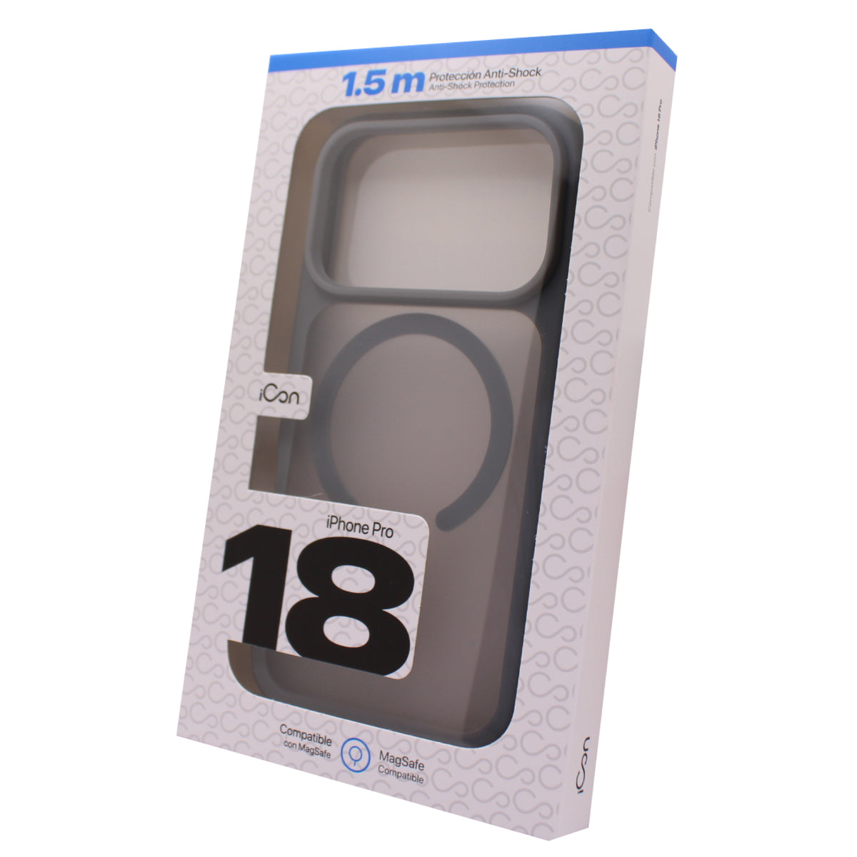 Estuche iCon con MagSafe para iPhone 18 Pro - Frost Gris