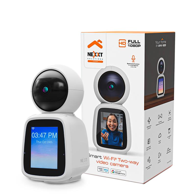 Cámara inteligente Nexxt motorizada de dos vías para interiores