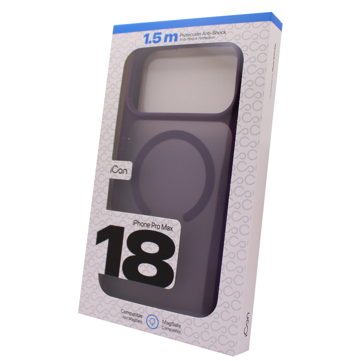 Estuche iCon con MagSafe para iPhone 18 Pro Max - Frost Morado
