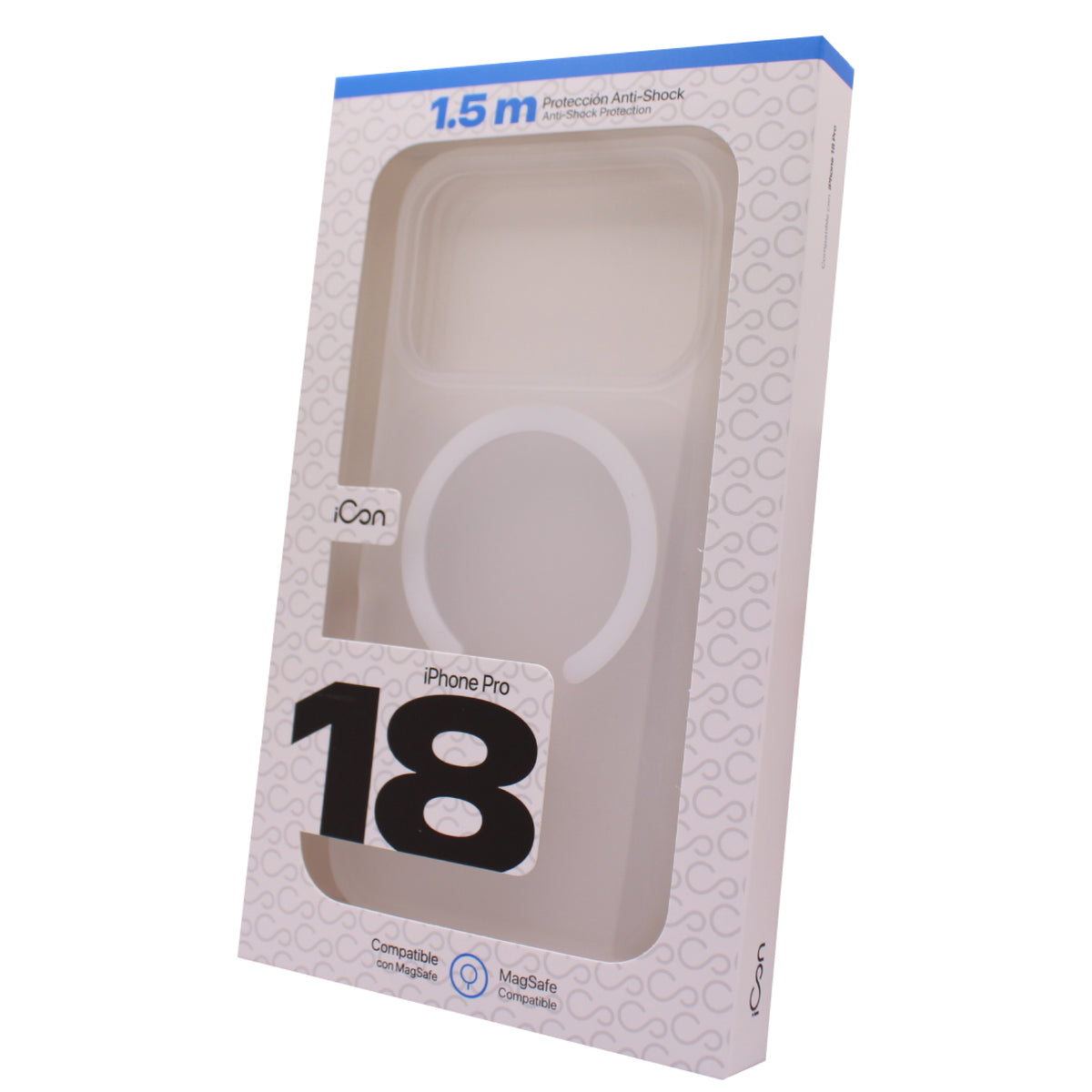 Estuche iCon con MagSafe para iPhone 18 Pro - Frost Transparente