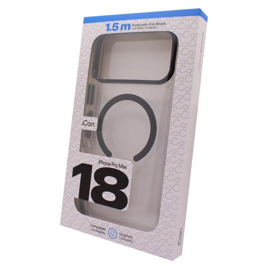 Estuche iCon con MagSafe para iPhone 18 Pro Max - Negro