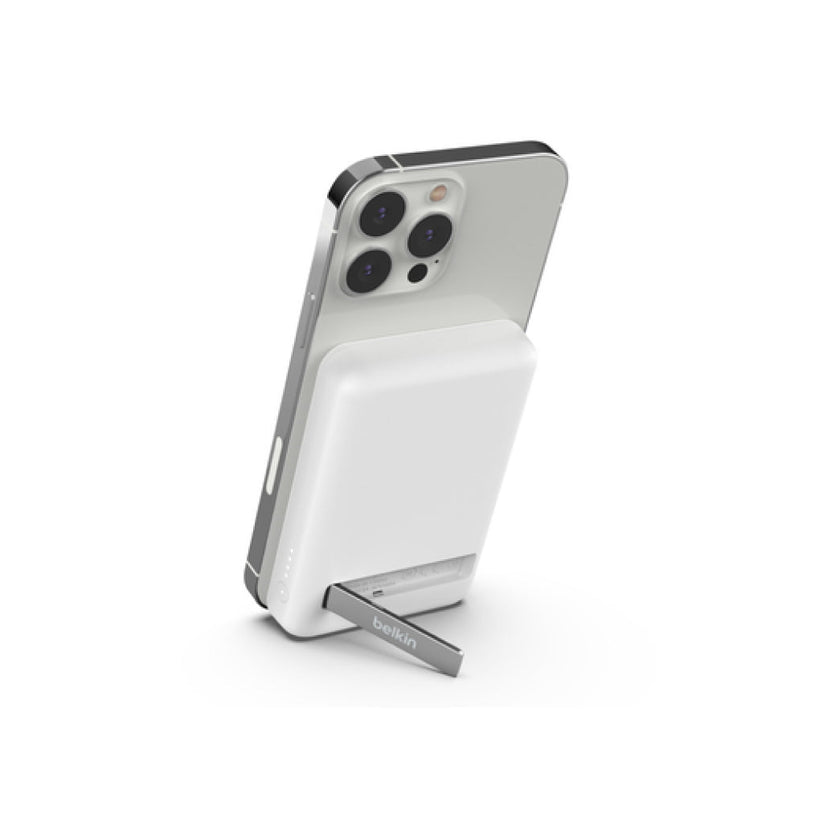 Batería Belkin 5,000 mAh externa con MagSafe - Blanco
