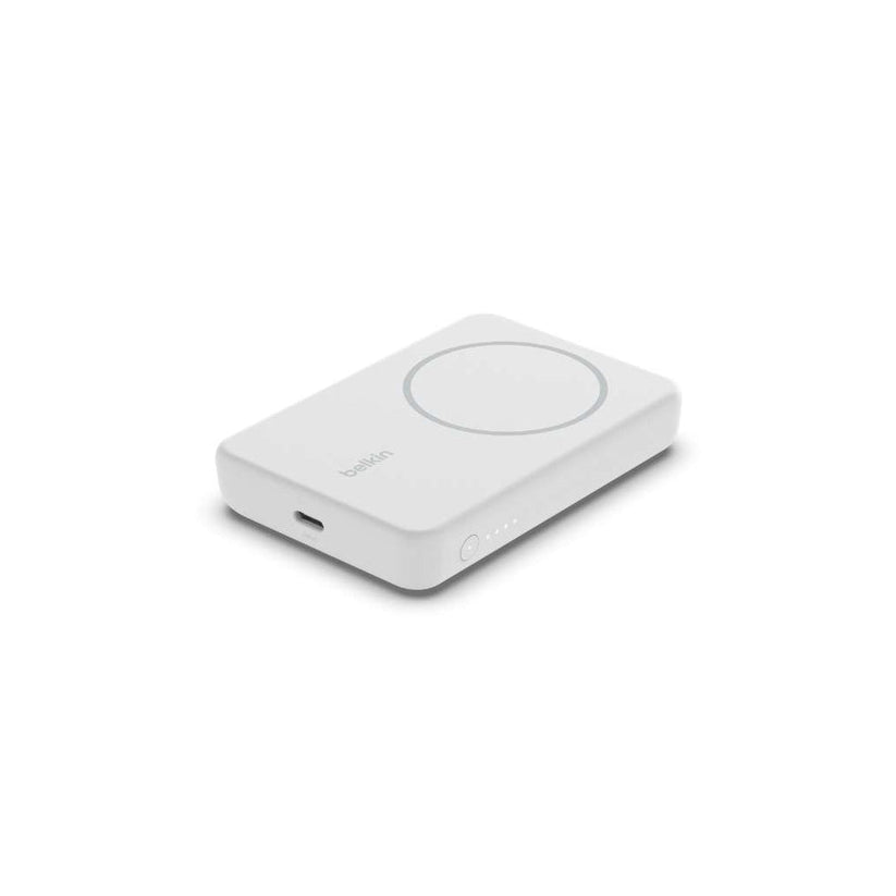 Batería Belkin 5,000 mAh externa con MagSafe - Blanco