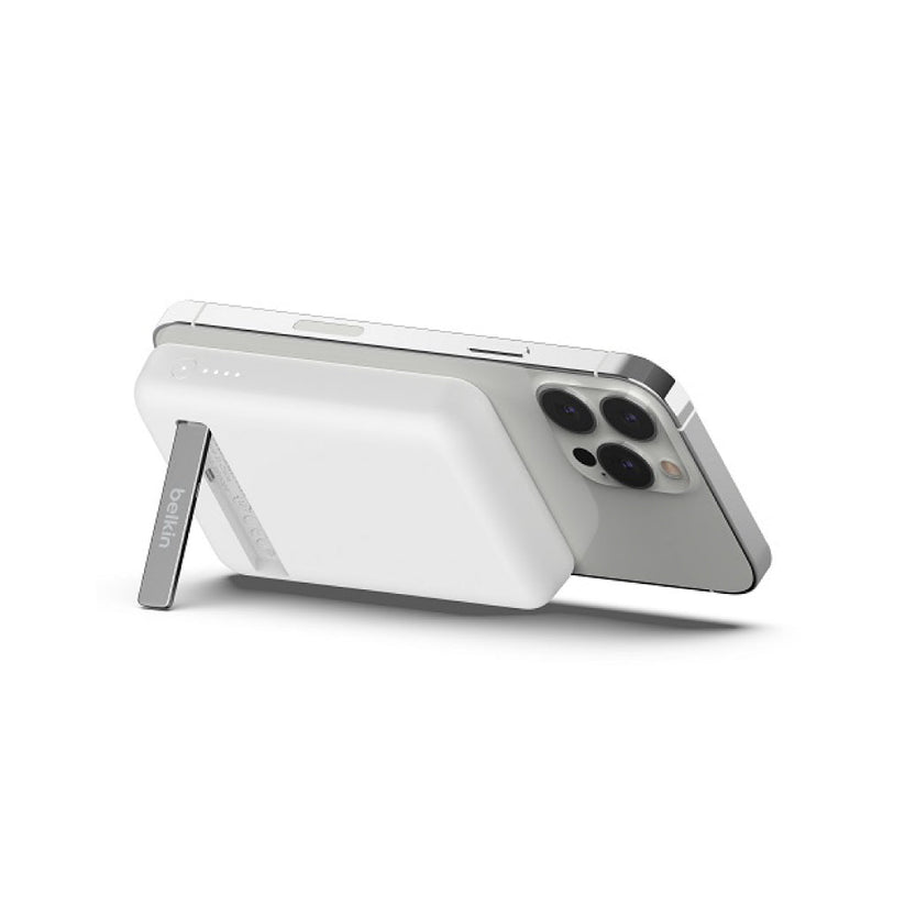 Batería Belkin 5,000 mAh externa con MagSafe - Blanco