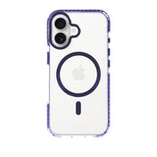 Estuche iCon clear/purple con magsafe para iPhone 16