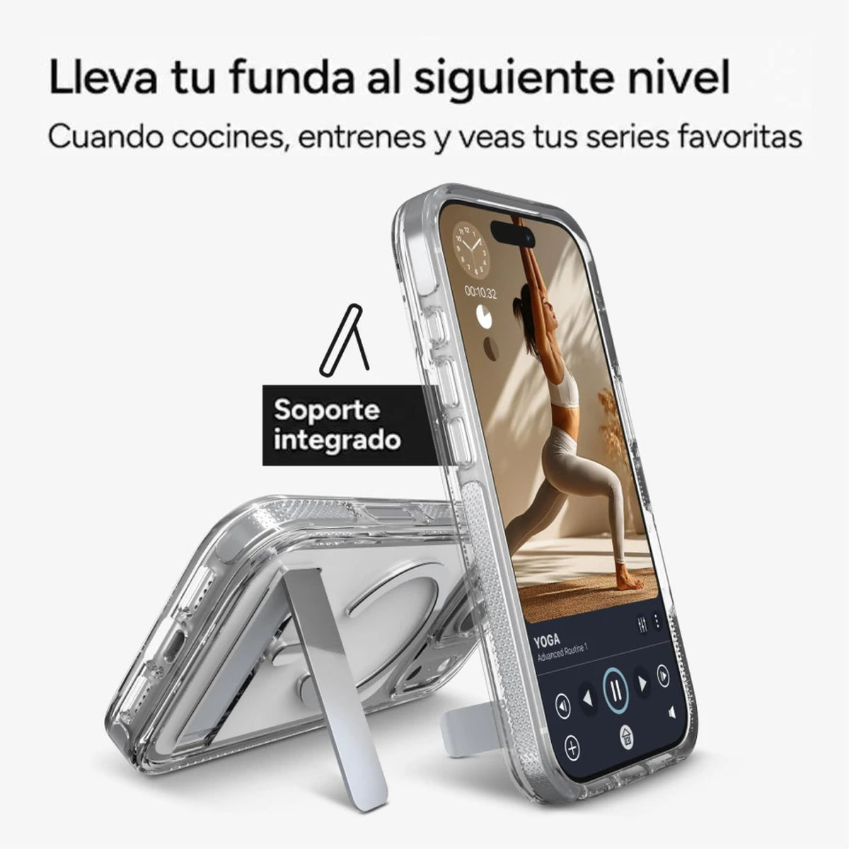 Estuche Zagg Metálico Santa Cruz con MagSafe para iPhone 18 Pro - Plata