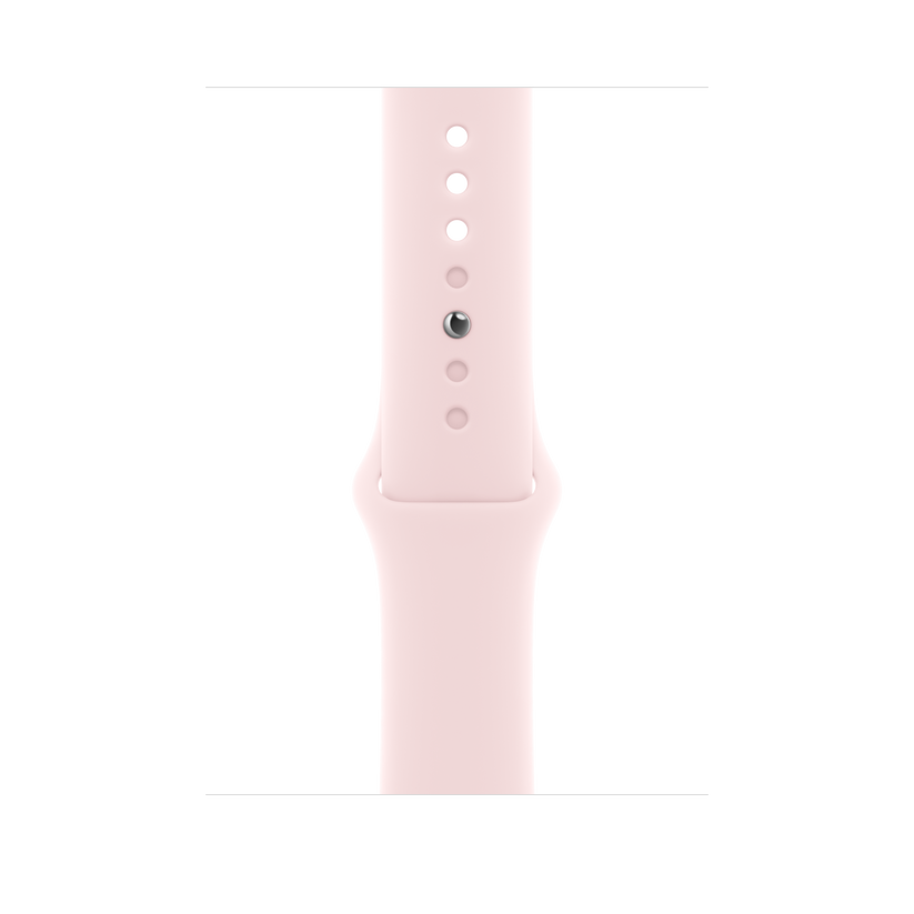 Correa deportiva rosa claro para caja de 45 mm - S/M