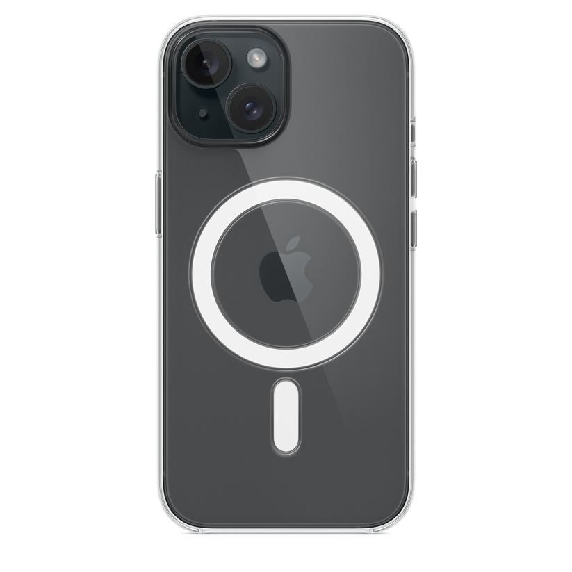 Funda transparente con MagSafe para el iPhone 15