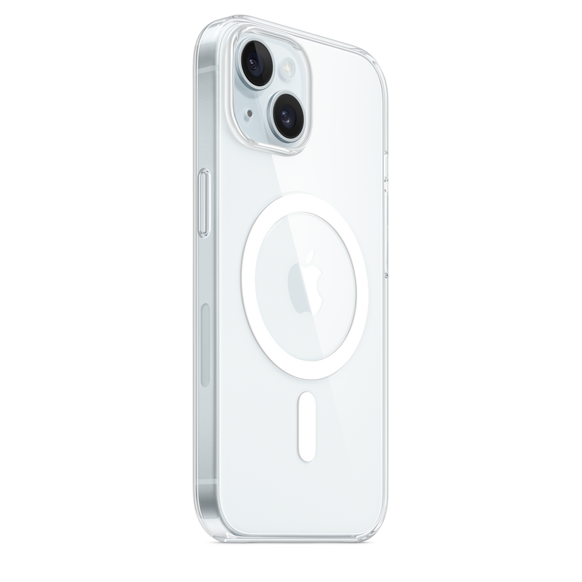 Funda transparente con MagSafe para el iPhone 15