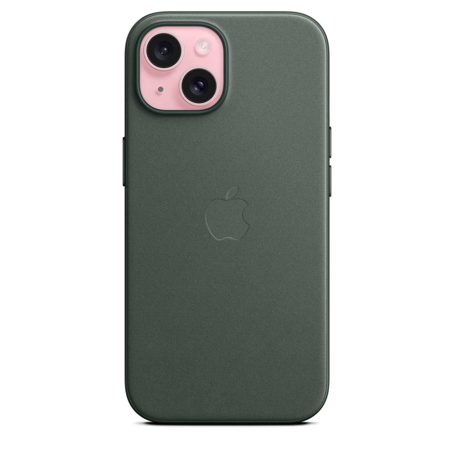 Funda de FineWoven con MagSafe para el iPhone 15 - Verde conífera