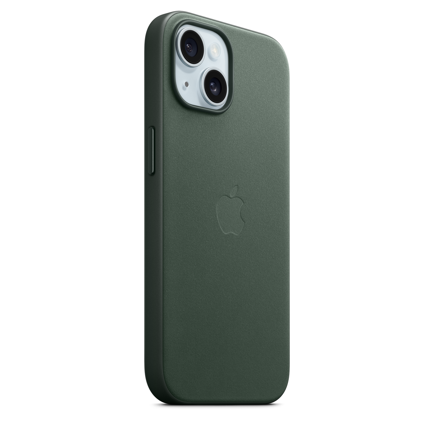 Funda de FineWoven con MagSafe para el iPhone 15 - Verde conífera