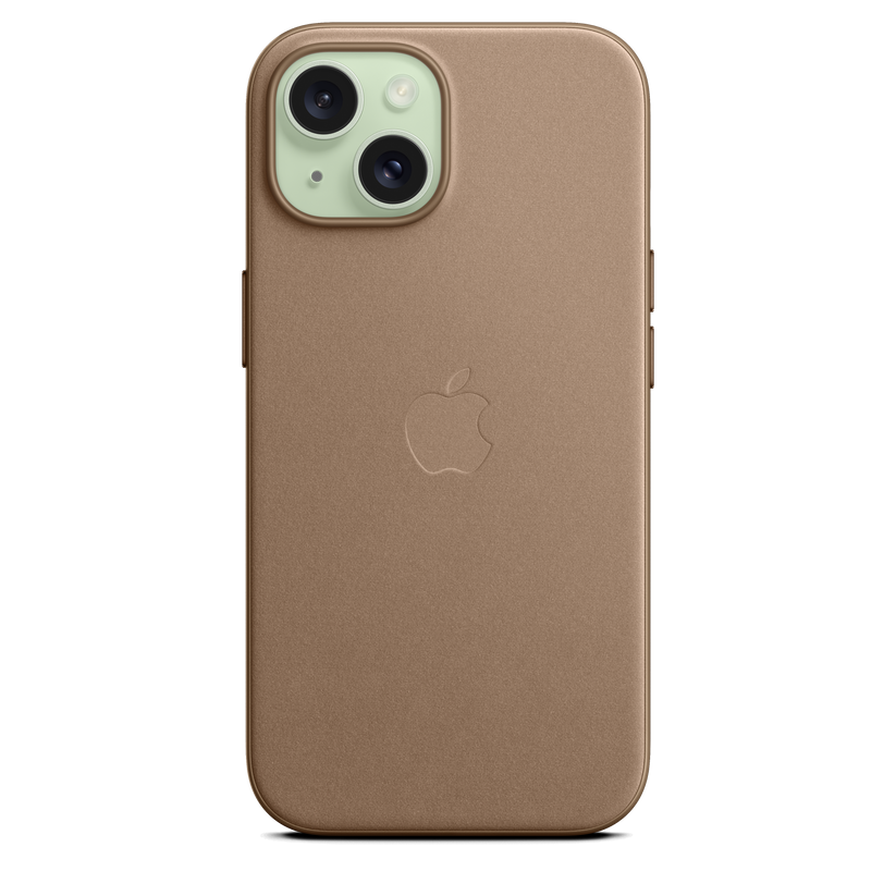 Funda de FineWoven con MagSafe para el iPhone 15 - Color visón