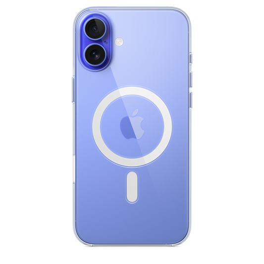 Funda transparente con MagSafe para el iPhone 16 Plus