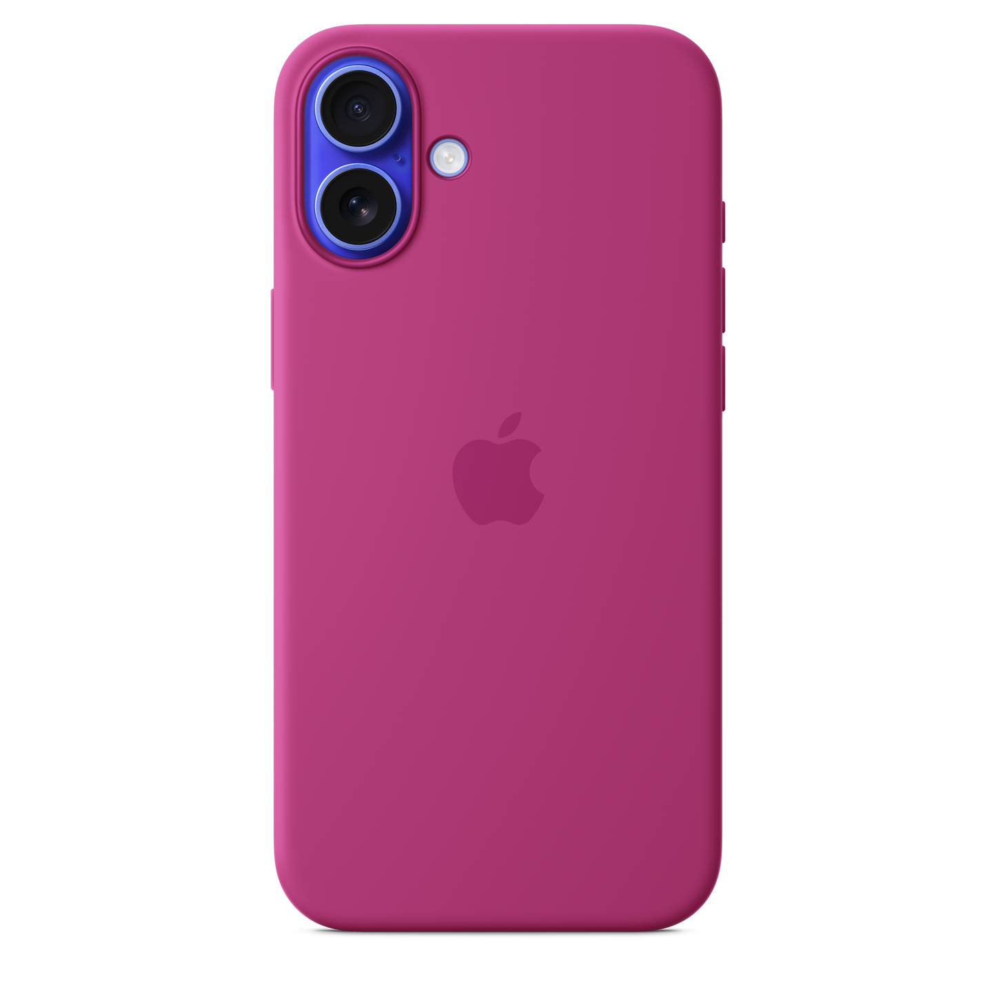 Funda de silicón con MagSafe para el iPhone 16 Plus - Fucsia
