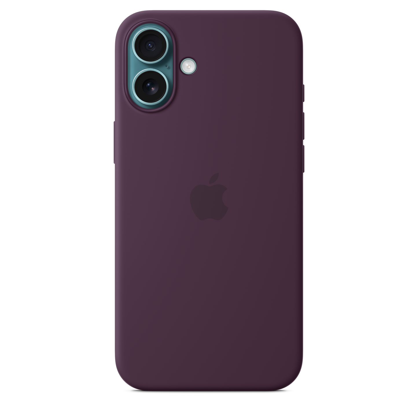 Funda de silicón con MagSafe para el iPhone 16 Plus - Color ciruela