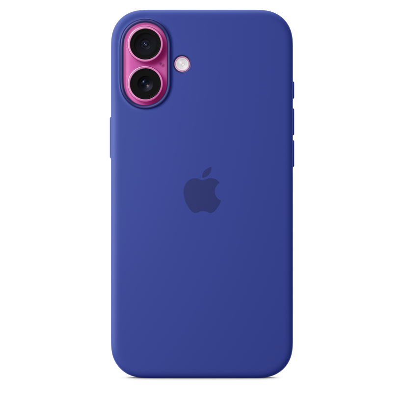 Funda de silicón con MagSafe para el iPhone 16 Plus - Color ultramarino