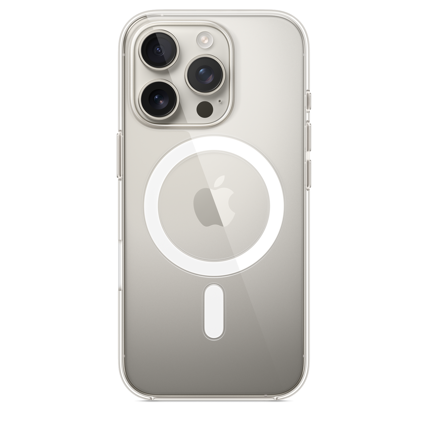 Funda transparente con MagSafe para el iPhone 16 Pro