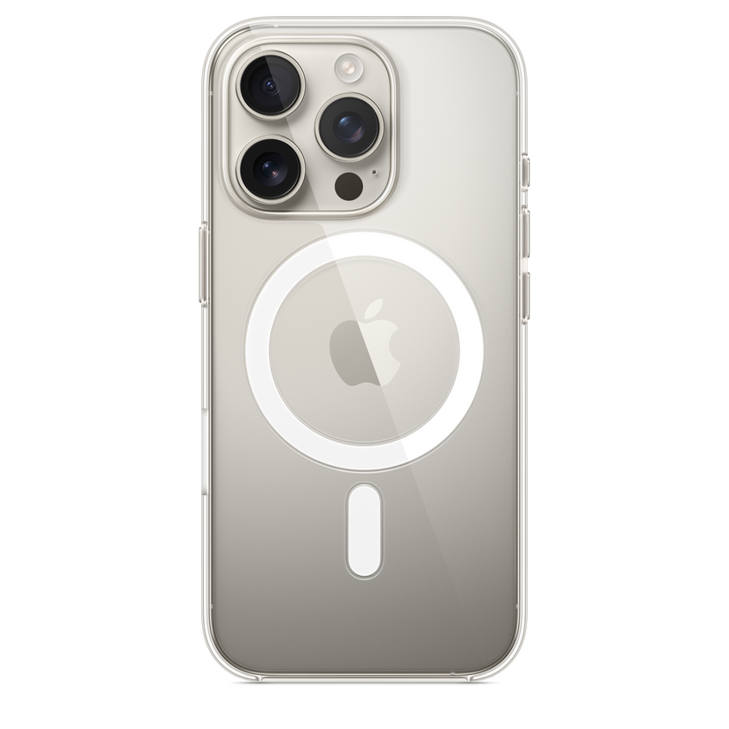 Funda transparente con MagSafe para el iPhone 16 Pro