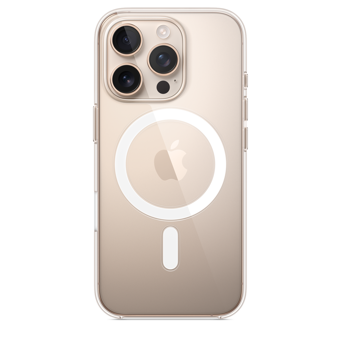 Funda transparente con MagSafe para el iPhone 16 Pro