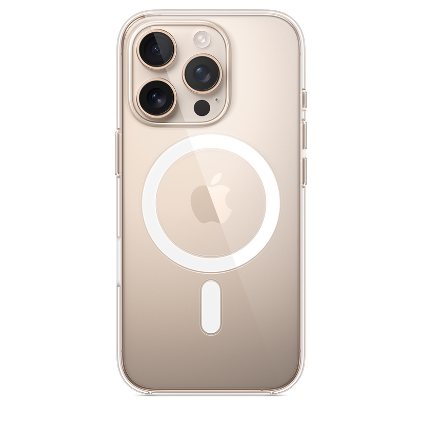 Funda transparente con MagSafe para el iPhone 16 Pro
