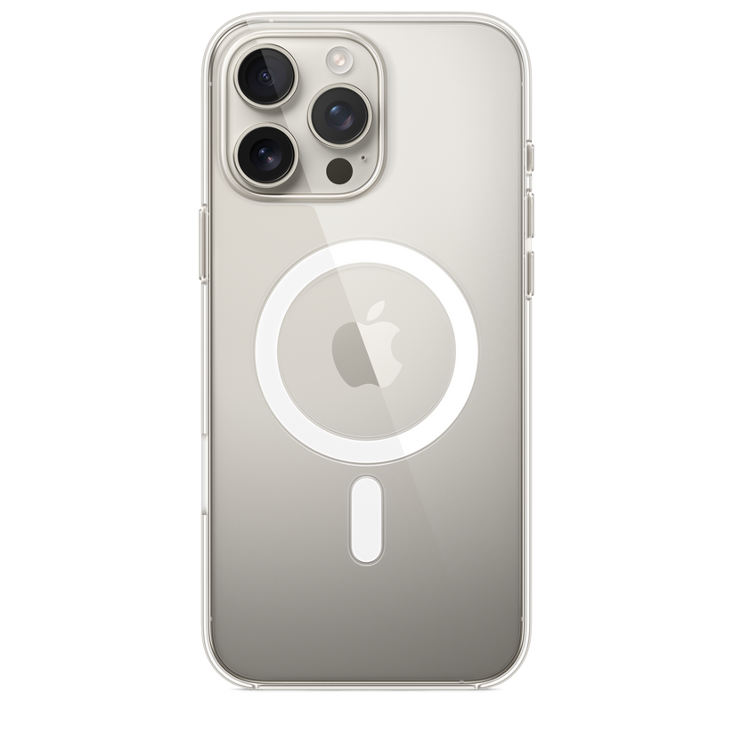 Funda transparente con MagSafe para el iPhone 16 Pro Max