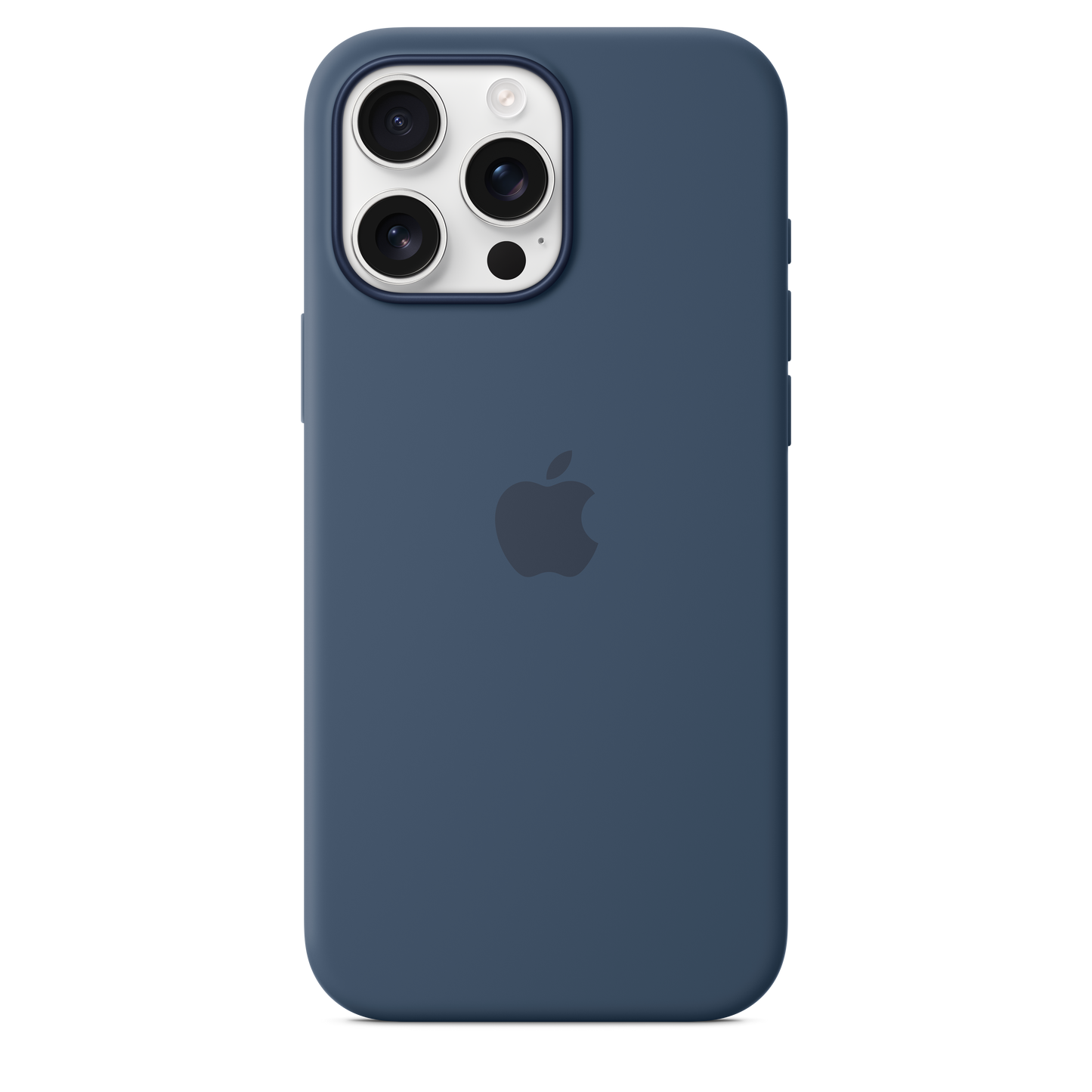 Funda de silicón con MagSafe para el iPhone 16 Pro Max - Azul denim