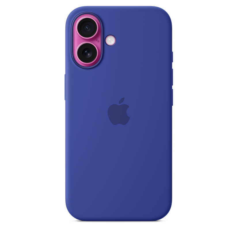 Funda de silicón con MagSafe para el iPhone 16 - Color ultramarino