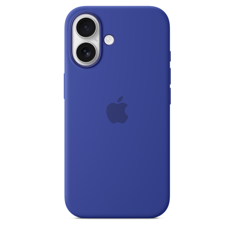 Funda de silicón con MagSafe para el iPhone 16 - Color ultramarino