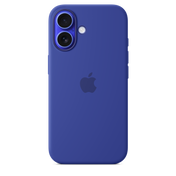 Funda de silicón con MagSafe para el iPhone 16 - Color ultramarino