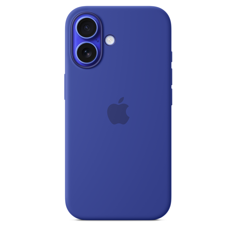 Funda de silicón con MagSafe para el iPhone 16 - Color ultramarino
