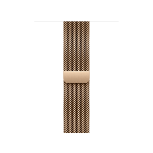 Correa estilo milanés color oro para caja de 42 mm